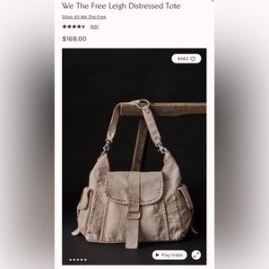 Free People We The Free Leigh Distressed Tote